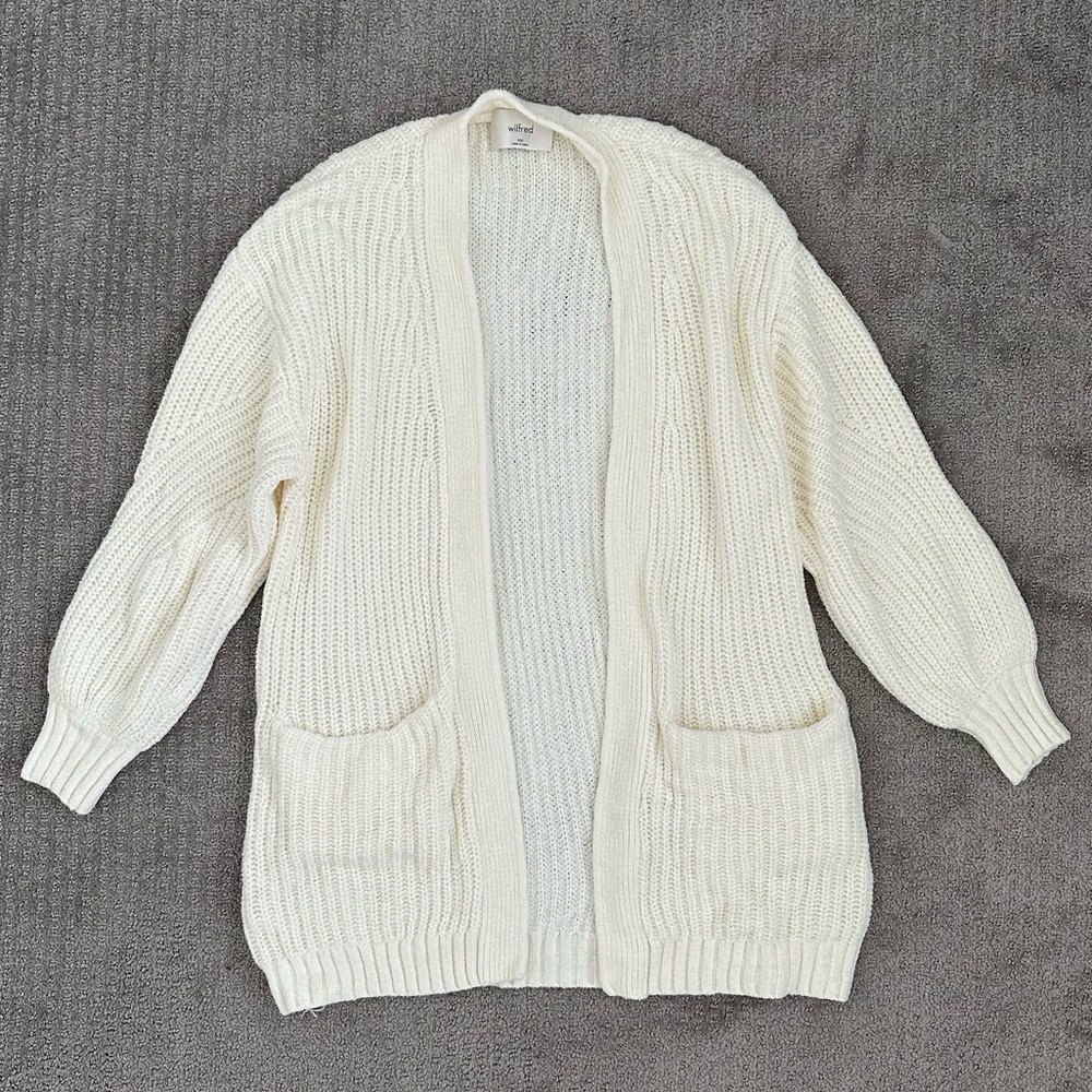 Aritzia Soft Chenille Unwind Cardigan